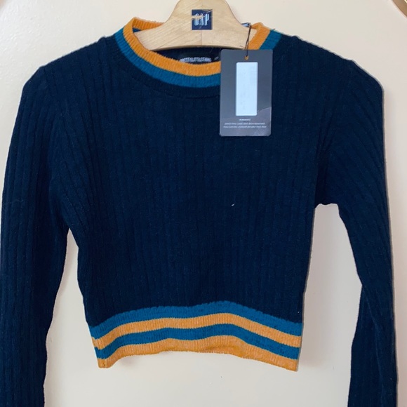 PLT Knitted Crop Top - Picture 1 of 6